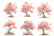 Whimsical Blossom Tree clipart, an Illustration by Designworld (Thumbnail 4 of 8)