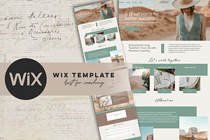 Premium Wix Template for Coaching, a Wix Template by Design House