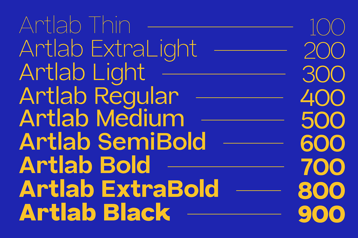 Artlab - Variable Sans Serif, a Sans Serif Font by Marvadesign (Photo 3 of 10)