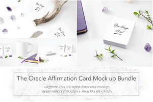 The Oracle Affirmation Card Mock Up