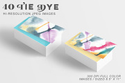 19 Tie Dye Photoshop Stamp Brushes, a Brush Add-On by CC CREATIVE CO (Thumbnail 9 of 10)
