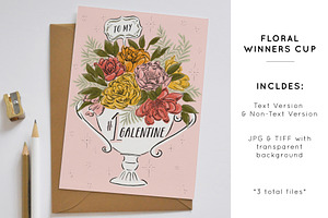 Floral Loving Cup