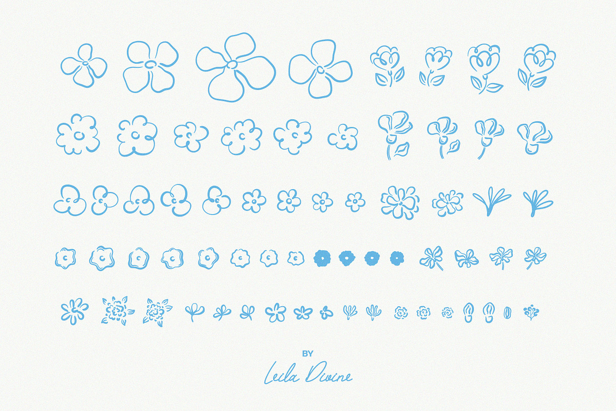 Hand Drawn Whimsy Spring, an Object Graphic by Leila Divine (Photo 12 of 21)