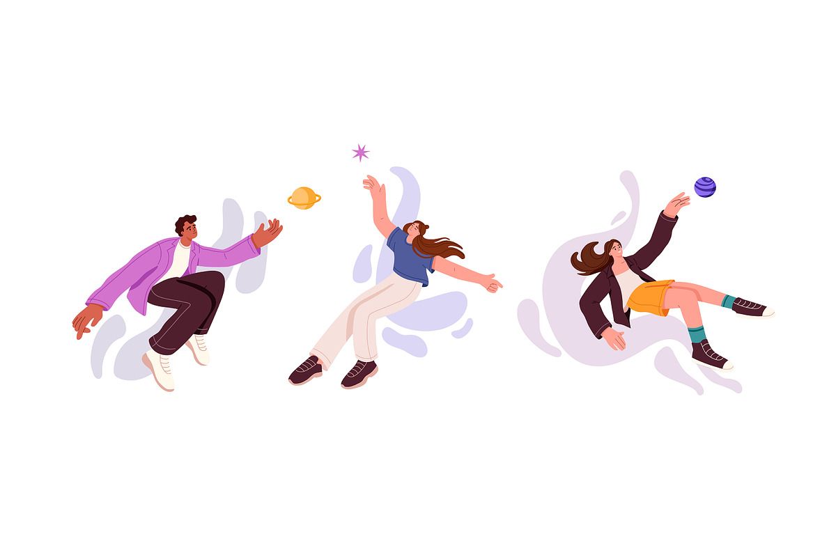 People search new ideas, inspiration, a Person Illustration by PaperTrident (Photo 4 of 5)