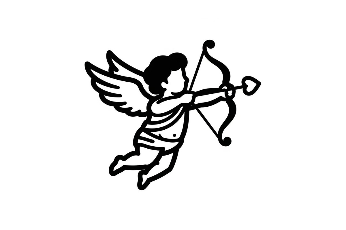 Cupid Angel Valentine Vector Bundle, an Illustration by jahid234 (Photo 26 of 47)