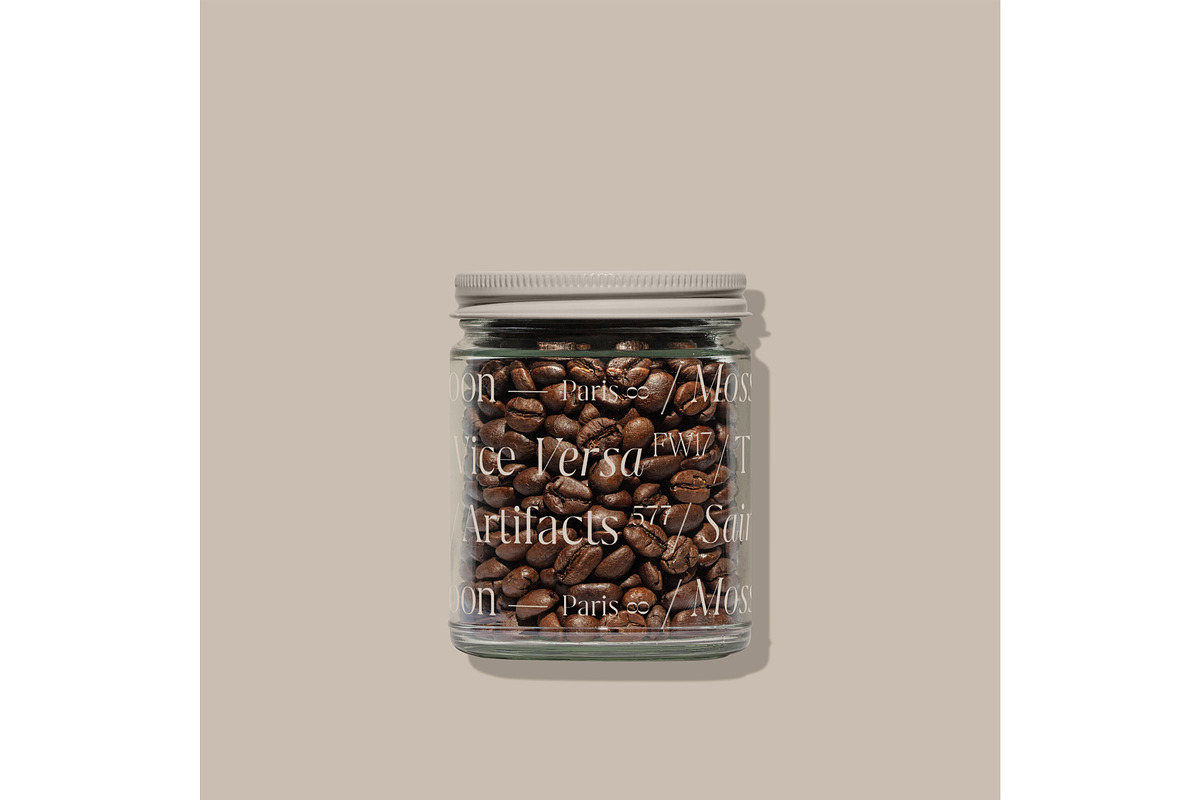 Coffee Bean Jar Mockup, a Cups & Container Mockup by Copal (Photo 13 of 17)