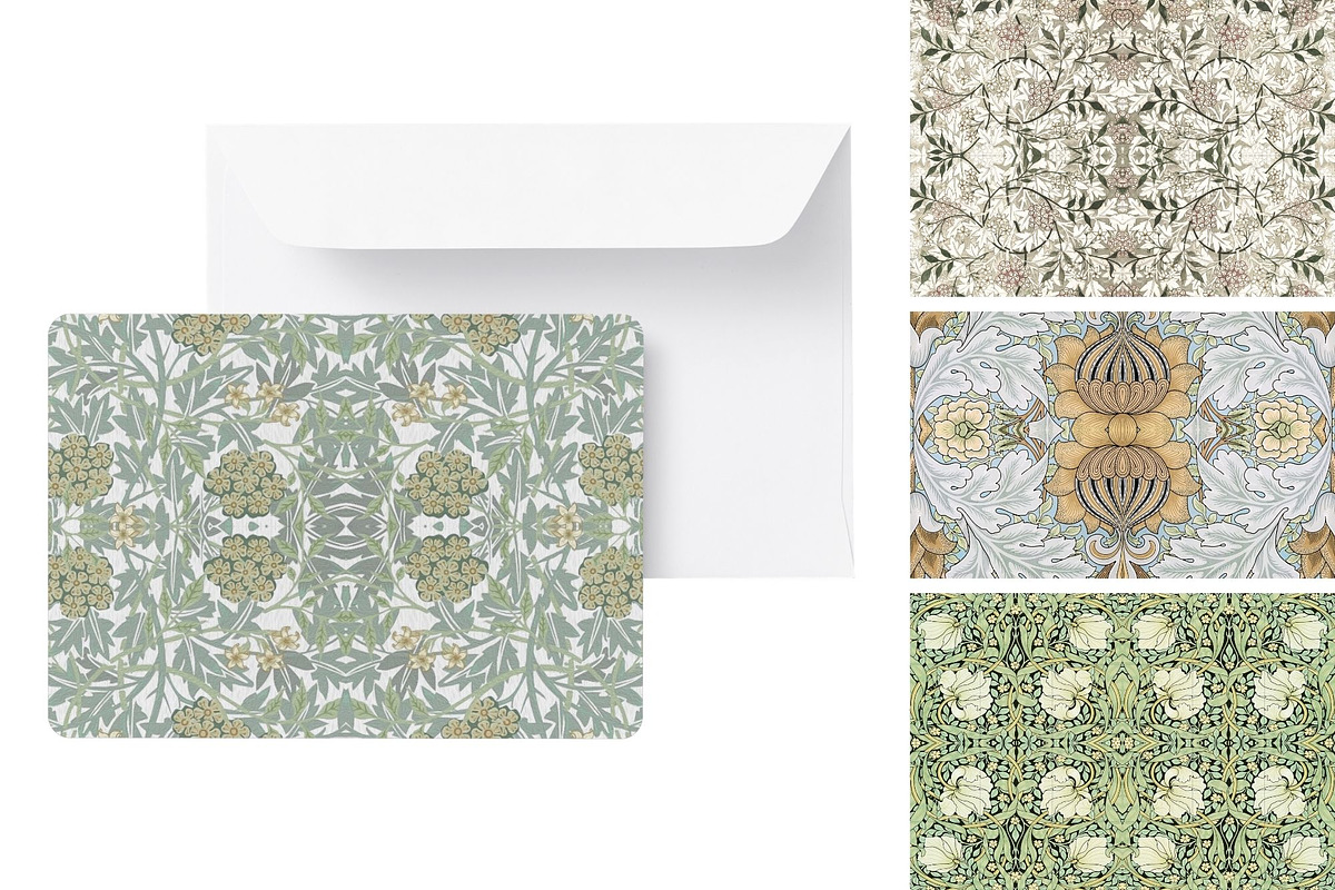 William Morris Seamless Patter 13, a Pattern Graphic by ARTOZEN DIGITAL (Photo 8 of 19)