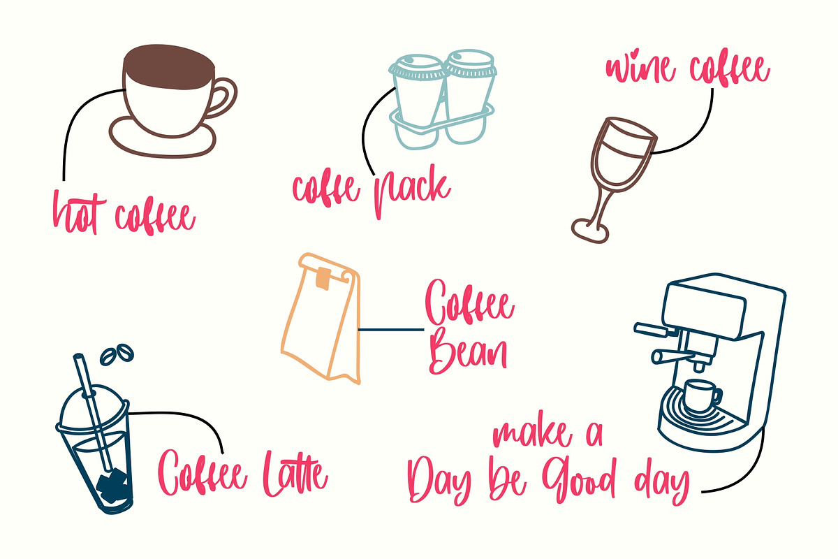 Hello Eatery - Handlettering Pack, a Font by Garisman Std (Photo 4 of 9)