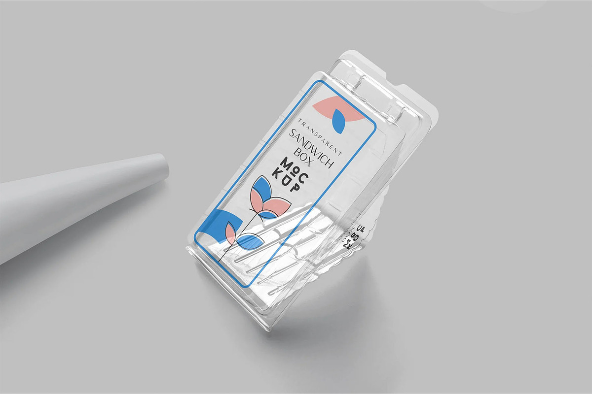 Plastic Sandwich Packaging Mockup, a Packaging Mockup by megostudi0 (Photo 7 of 7)