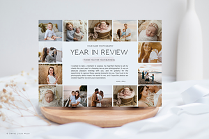 Year in Review Christmas Card Canva