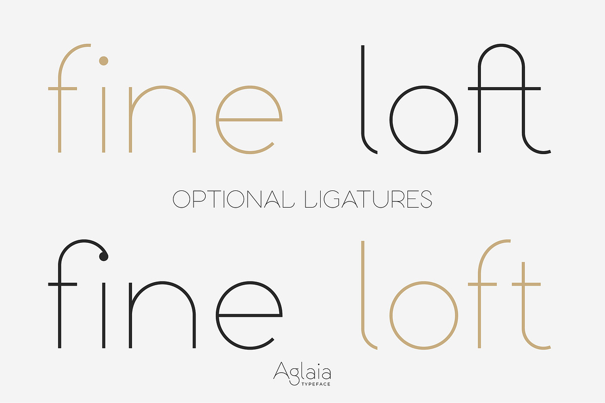 Aglaia Hairline • An Elegant Font preview 7
