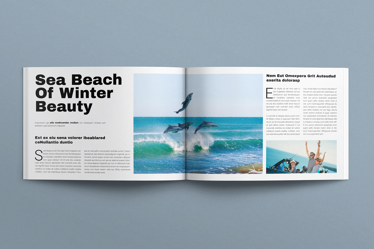 Winter Travel & Vacation Magazine, a Magazine Template by E-Type (Photo 4 of 7)