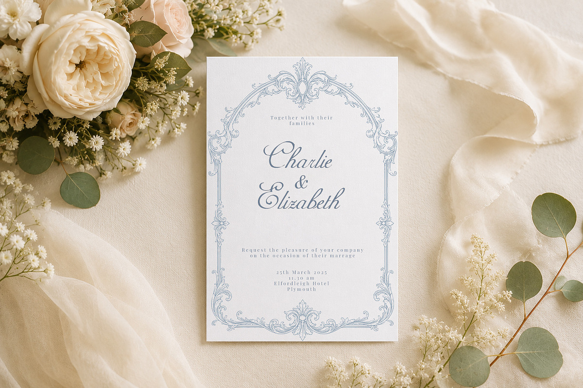Baroque Flourish Borders, a Decorative Illustration by AW Studios (Photo 8 of 12)