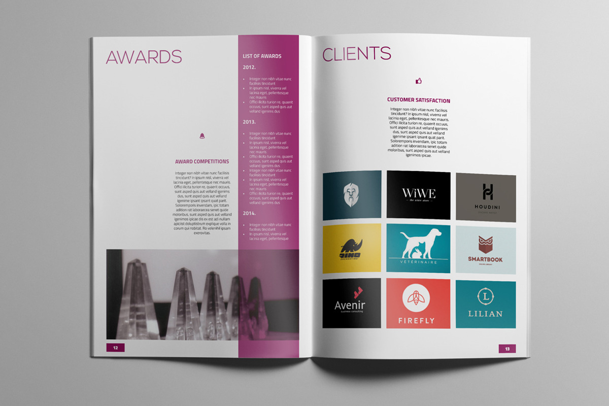 Lavender Company Profile, a Brochure Template by Boris Cupac (Photo 8 of 11)