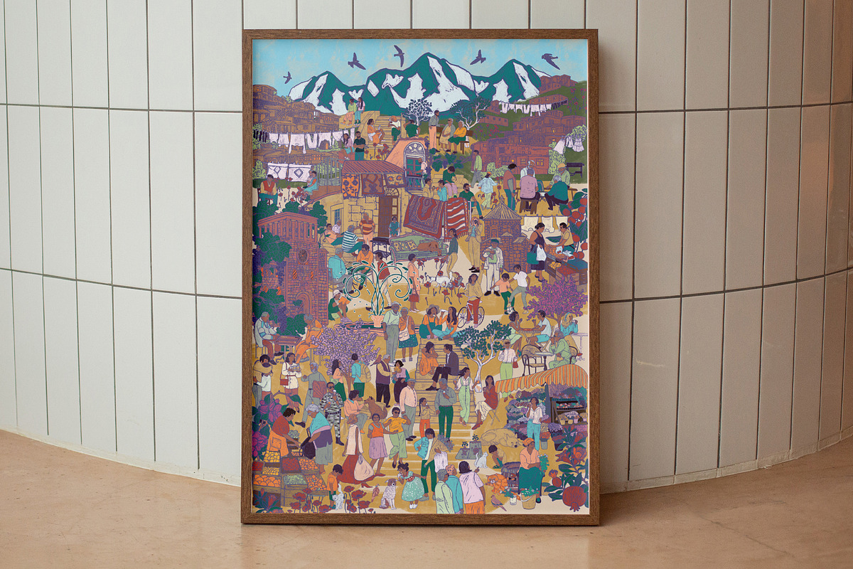 Wimmelbook city posters, a Person Illustration by Carpet Tapete Pretzel (Photo 6 of 8)