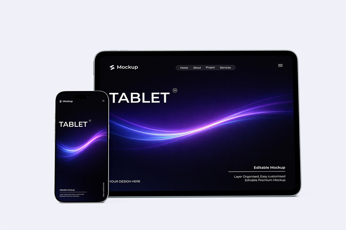 Tablet Device Mockup Collection, an iPad Mockup by graphypix (Photo 6 of 14)