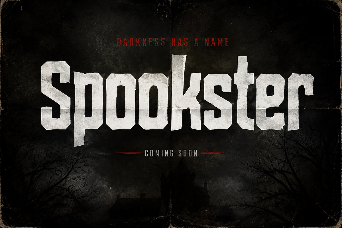 Spookster, a Slab Serif Font by Wow Magic (Photo 3 of 4)