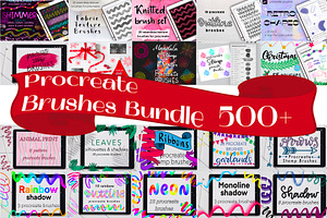 Procreate 500+ Brushes Bundle