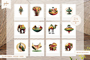 African Tribe & Arabic Nights, an Illustration by Yuka Baby (Thumbnail 6 of 7)