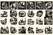 120 Western illustrations, an Illustration by Nocturnal Wolf (Thumbnail 10 of 13)