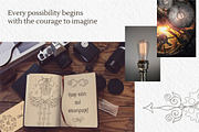 Linear Mystical Steampunk Clipart, an Object Graphic by Tatyana_Zenartist (Thumbnail 11 of 12)