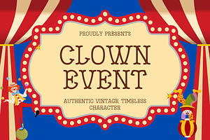 Clown Event - A Vintage Typewriter