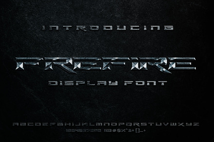 free fire, a Font by herulogo