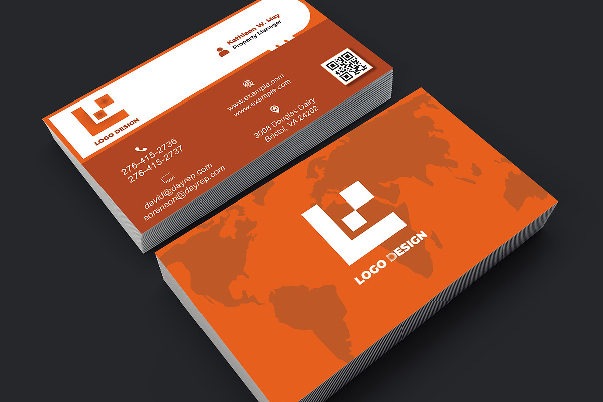 Bold Business Card PSD preview 5