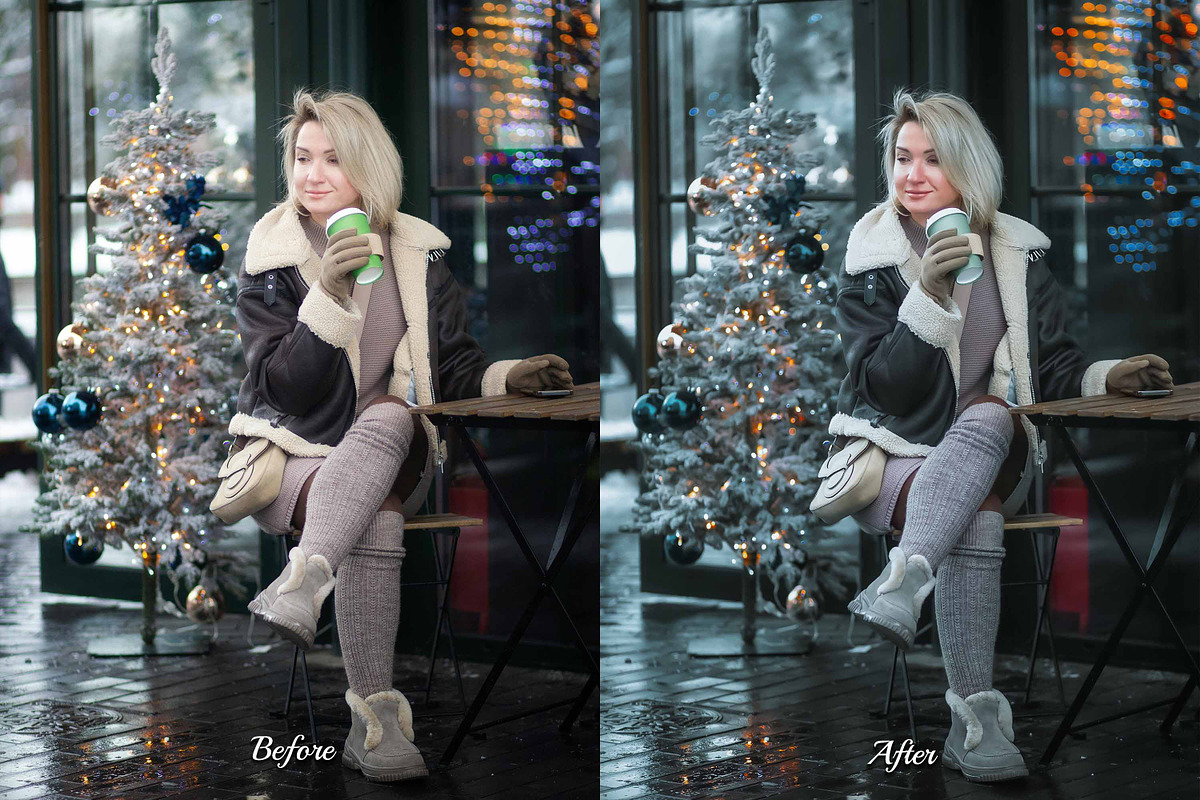 30 Snow Gift Lightroom Bundle, a Preset Add-On by 3Motional (Photo 2 of 11)