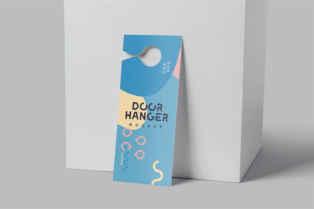Door Hanger Mockup Templates, an Advertising Mockup by megostudi0 (Photo 7 of 7)