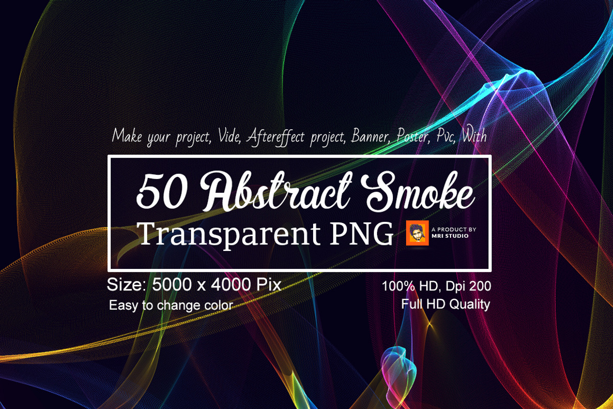 50 Abstract Smoke Transparent PNG, an Object Graphic by MRI STUDIO (Photo 2 of 15)