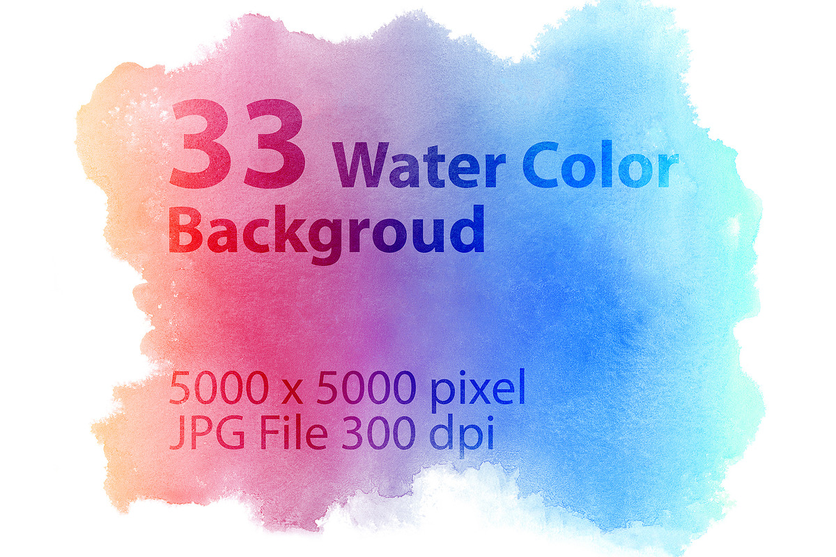 33 Water Color Backgrounds, a Background Graphic by sripfoto (Photo 1 of 4)