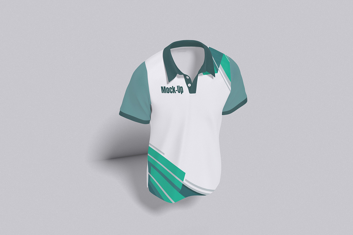 Polo T Shirt Mockup, a Shirt Mockup by xavier_studio (Photo 2 of 5)