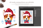Christmas dogs, an Animal Illustration by Funnystore (Thumbnail 8 of 10)