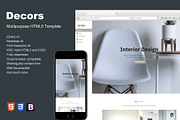 Decors - Multipurpose HTML5 Template, a HTML Template by ColorsThemes (Thumbnail 1 of 3)
