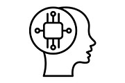 Artificial intelligence Line Icon, an Icon by Pexelpy (Thumbnail 1 of 2)