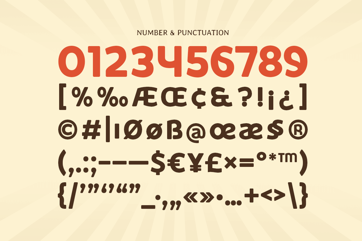 Gobach - Unique Bold Food Font, a Sans Serif Font by TokoPress (Photo 11 of 13)