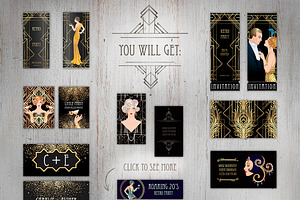 The GREAT GATSBY. 25 Designs. Vol.1