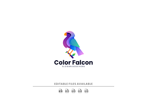 Gradient Modern Falcon Logo Design, a Branding & Logo Template by Artnivora.Std