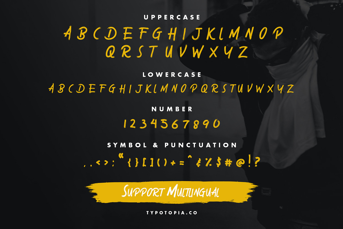 Sabotase - The Brush Font preview 2