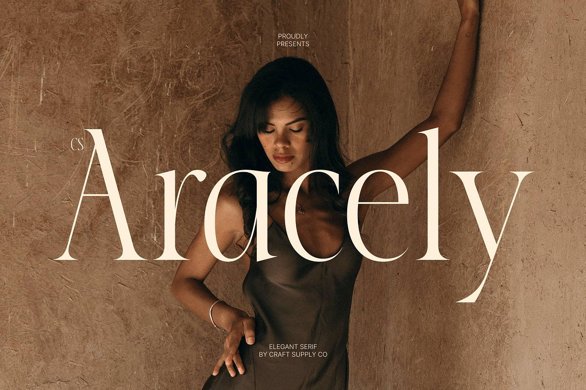 CS Aracely – Elegant Serif Font, a Serif Font by Craft Supply Co. (Photo 1 of 8)