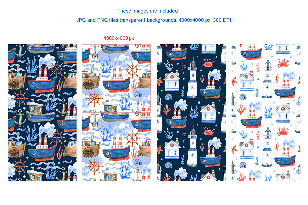 Nautical Mile Watercolor Collection, an Animal Illustration by Anna Druzhkova (Photo 11 of 30)
