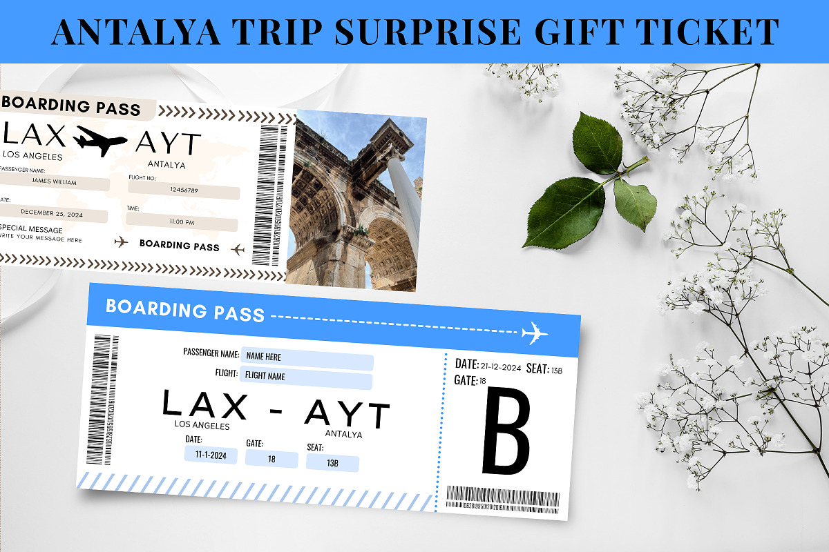 Antalya Trip Gift Ticket, a Templates & Theme by Snapybiz (Photo 3 of 10)