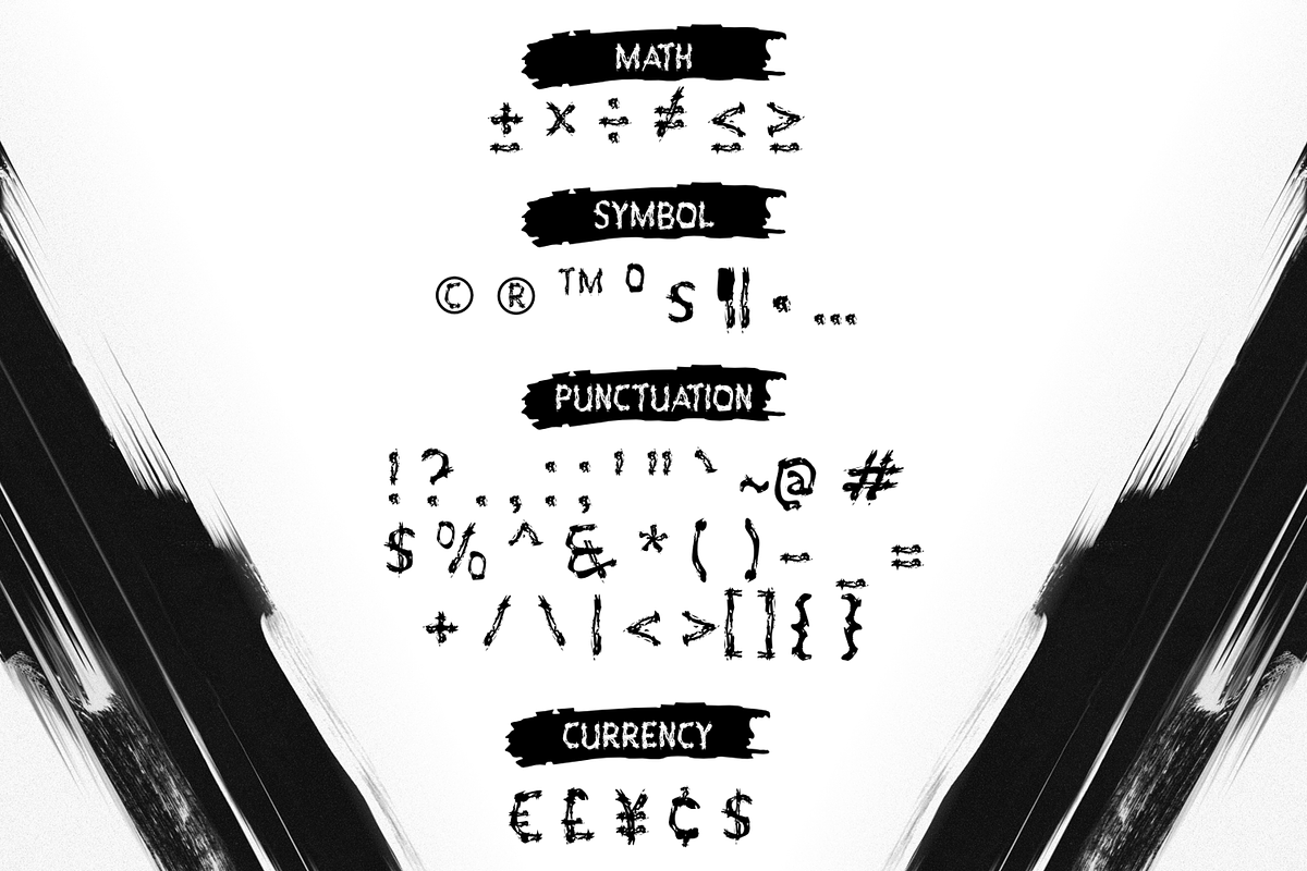 Trasy Brush Grunge Brush Typeface, a Handwritten Font by mesuka (Photo 6 of 7)