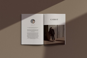 Gariot Magazine Photoshop Mockups