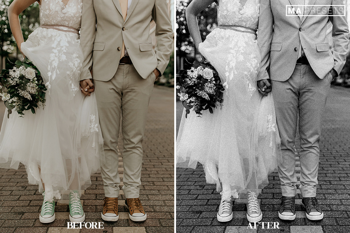10 B&W Wedding Lightroom Presets, a Preset Add-On by MaPresets (Photo 16 of 18)