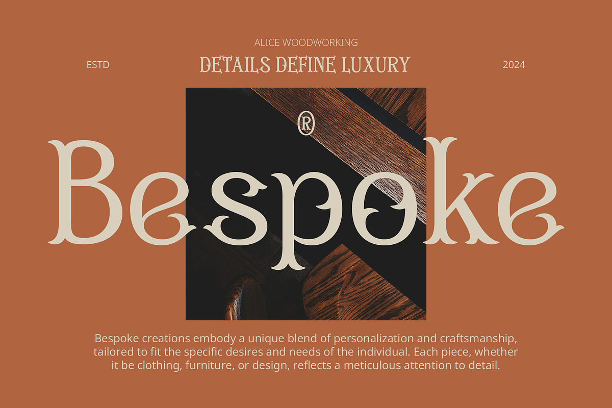CS Visery – Display Font, a Serif Font by Craft Supply Co. (Photo 5 of 8)