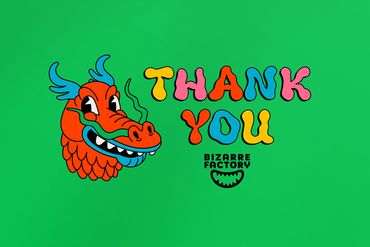 Cartoon Dragons, an Illustration by Bizarre Factory (Photo 13 of 13)