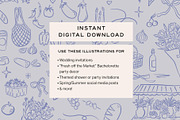 Farmer's Market Hand Drawn Elements, an Illustration by Claire Emery Designs (Thumbnail 3 of 5)