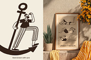 Warm Days: Summer Line Art, a Person Illustration by Olly Kava (Thumbnail 9 of 10)